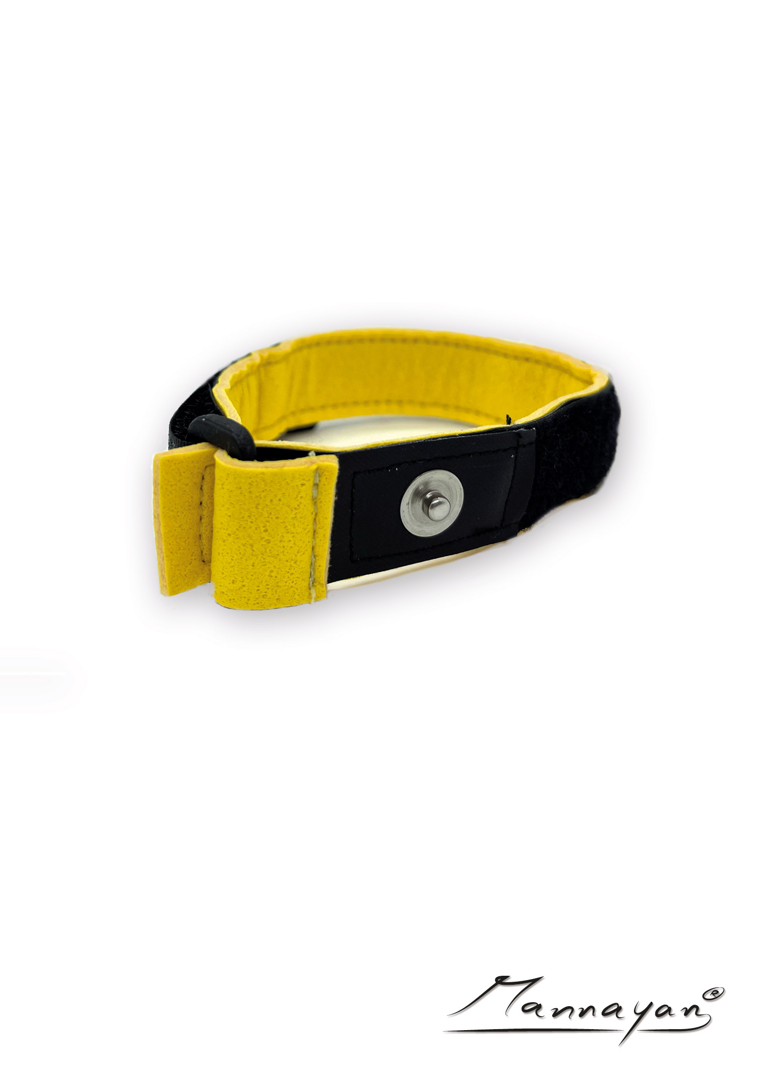 Armband mit Schwamm - gelb (Paar)