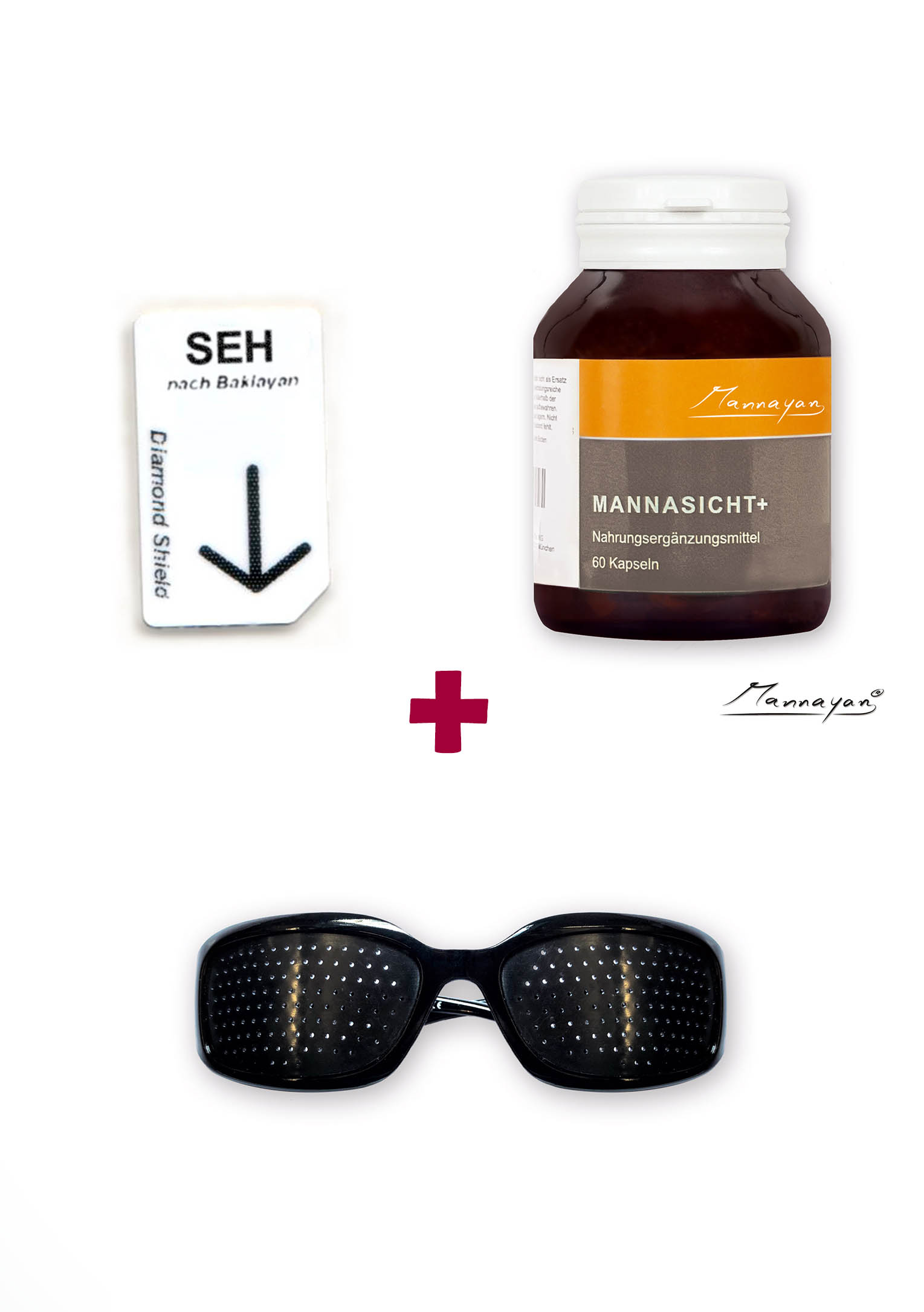 Bundle Chipcard SEH + Mannayan Mannasicht+ + Perforated grid glasses