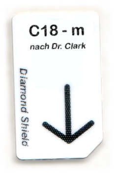 C18 - m Chipcard nach Dr- Clark für Diamond Shield Zapper