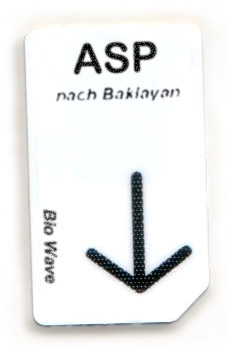 Chip Biowave 21 LCD ASP Biowave Chipcard ASP nach Baklayan
