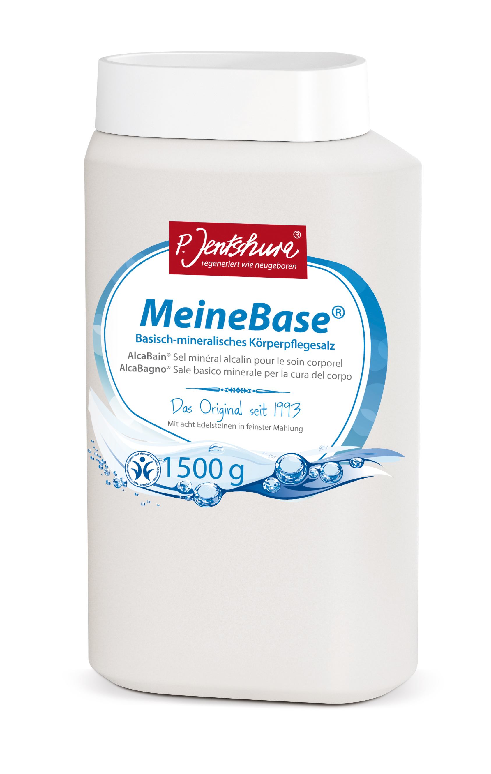 I miei sali da bagno basici 1500 gr MeineBase Badesalz von Jentschura