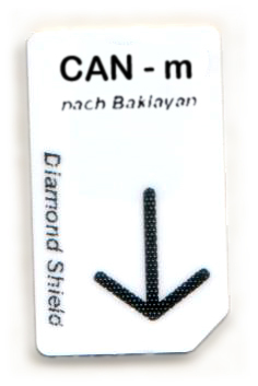 CAN - m Chip CAN - m Chipcard nach Baklayan für Diamond Shield Zapper