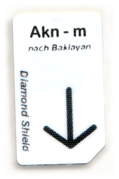 Akn-m Chipcard nach Baklayan für Diamond Shield