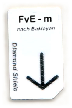 FvE - m Chipcard nach Baklayan für Diamond Shield Zapper