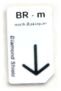 BR - m Chipcard nach Baklayan für Diamond Shield Zapper